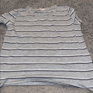Striped Shirt with Shoe Lace sides